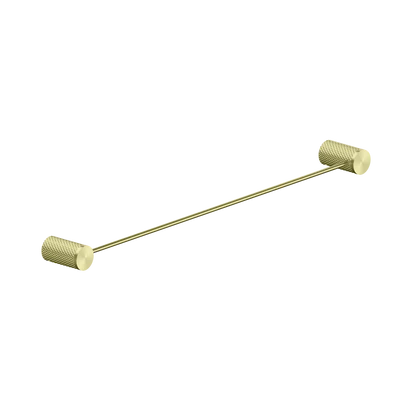 NERO OPAL NON-HEATED SINGLE TOWEL RAIL BRUSHED GOLD (AVAILABLE IN 600MM AND 800MM)