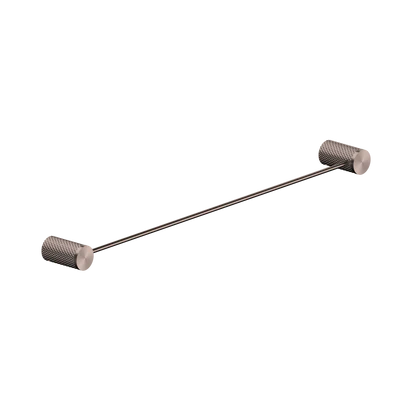 NERO OPAL NON-HEATED SINGLE TOWEL RAIL BRUSHED BRONZE (AVAILABLE IN 600MM AND 800MM)