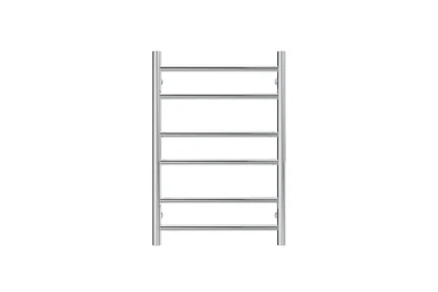 LINSOL ALLEGRA 6 BAR HEATED TOWEL RAIL CHROME 700MM