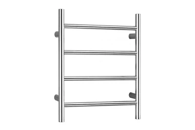 LINSOL ALLEGRA 4 BAR HEATED TOWEL RAIL CHROME 500MM