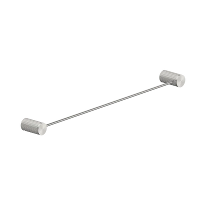 NERO OPAL NON-HEATED SINGLE TOWEL RAIL BRUSHED NICKEL (AVAILABLE IN 600MM AND 800MM)