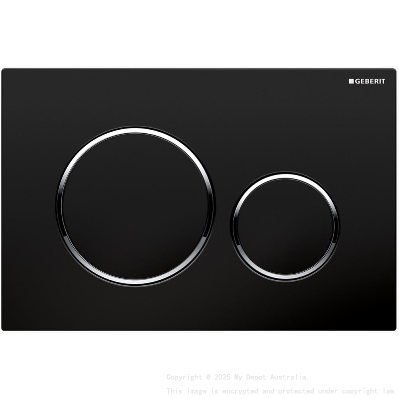 ABS Black/ Chrome / Black Push Button 115.882.Km.1