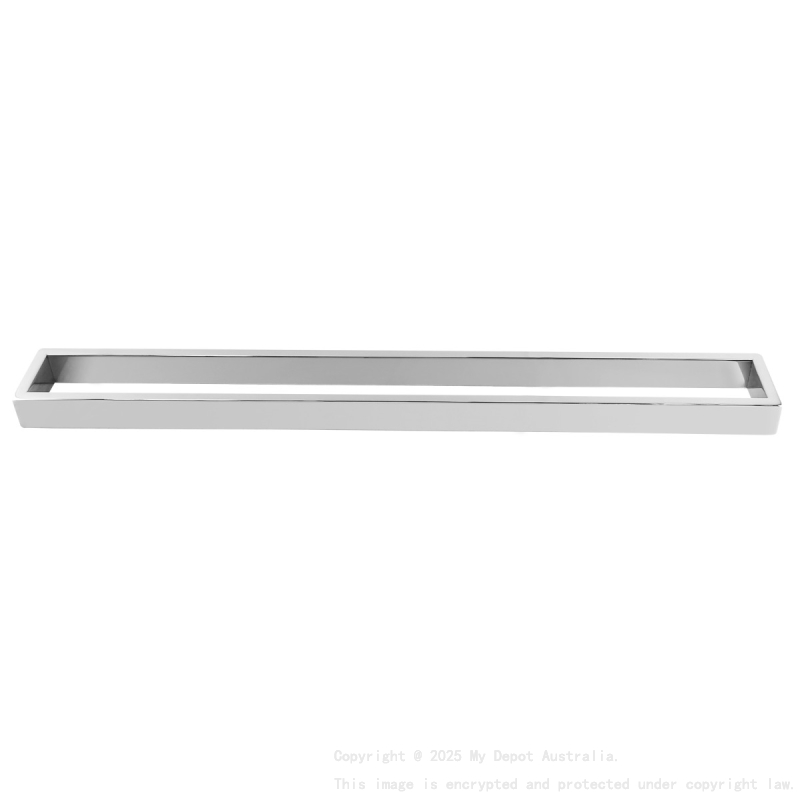 Chrome Single Towel Rail 600mm