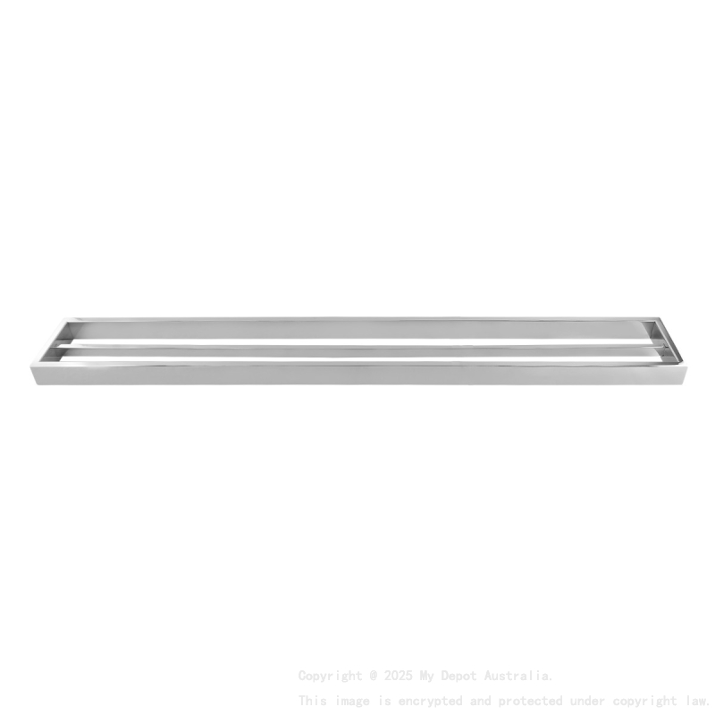 Chrome Double Towel Rail 800mm