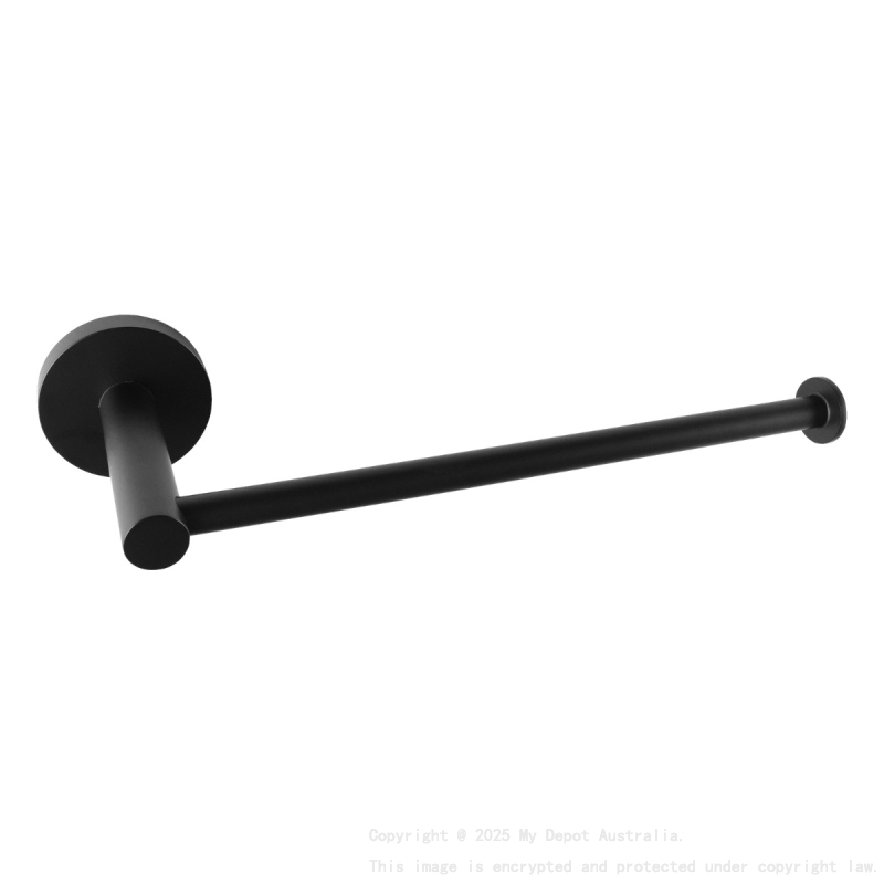 Black Round Towel Hook Ring