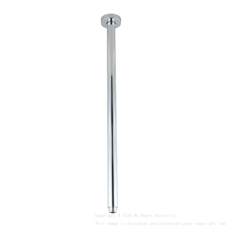 Round Chrome Ceiling Shower Arm 600mm