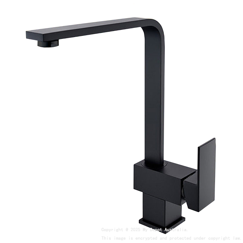 Black Kitchen Sink Mixer Tap