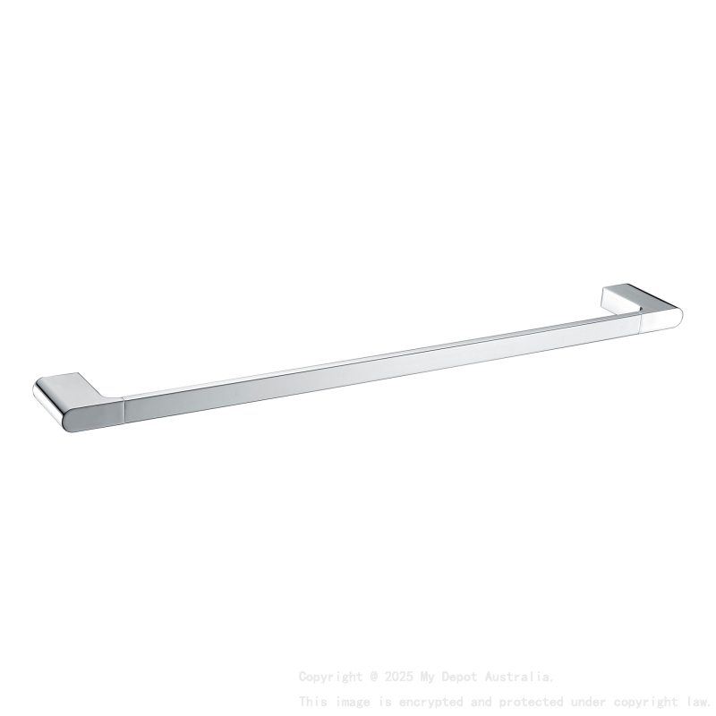 Cora Single Towel Rail 600 mm Chrome