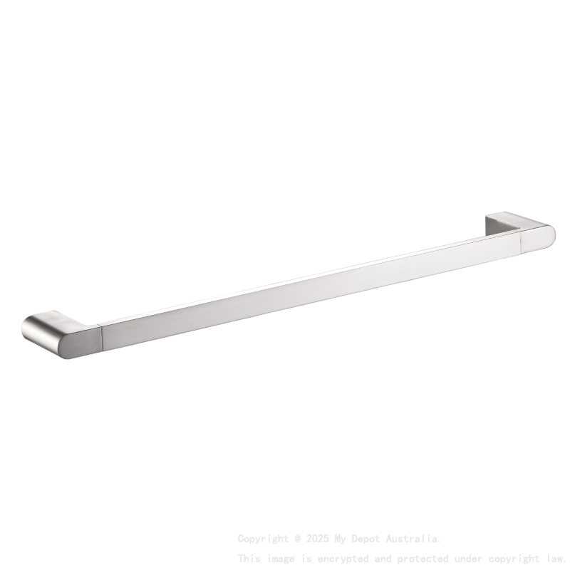 Flores Single Towel Rail 800 mm Chrome