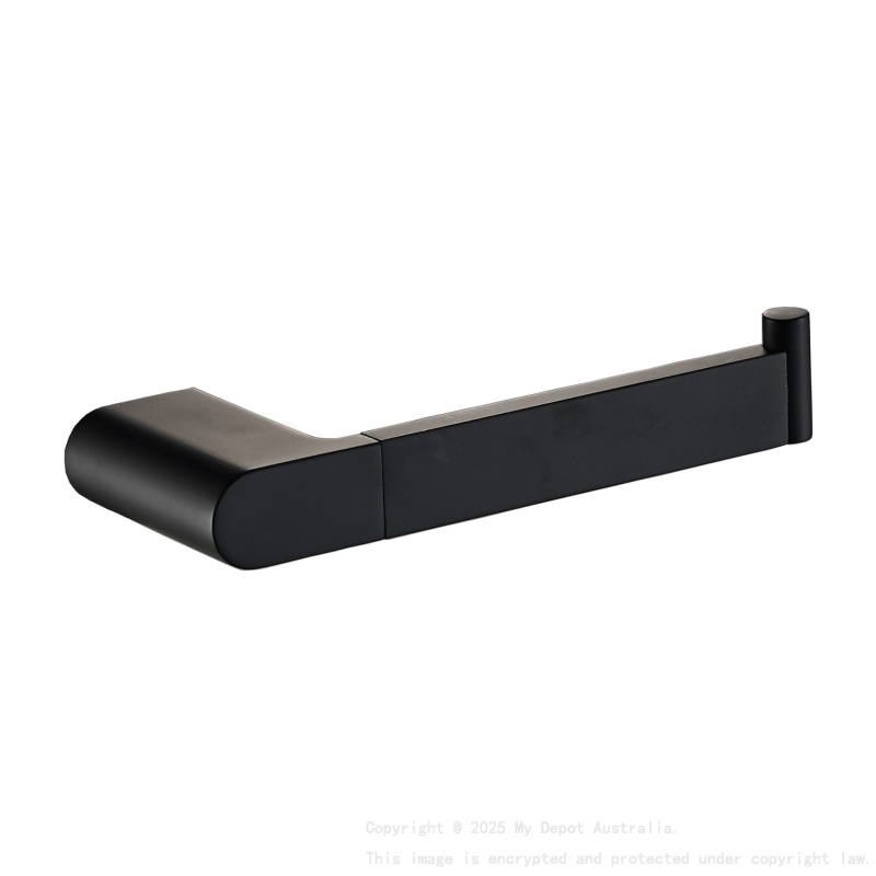 Flores Toilet Roll Holder Matt Black