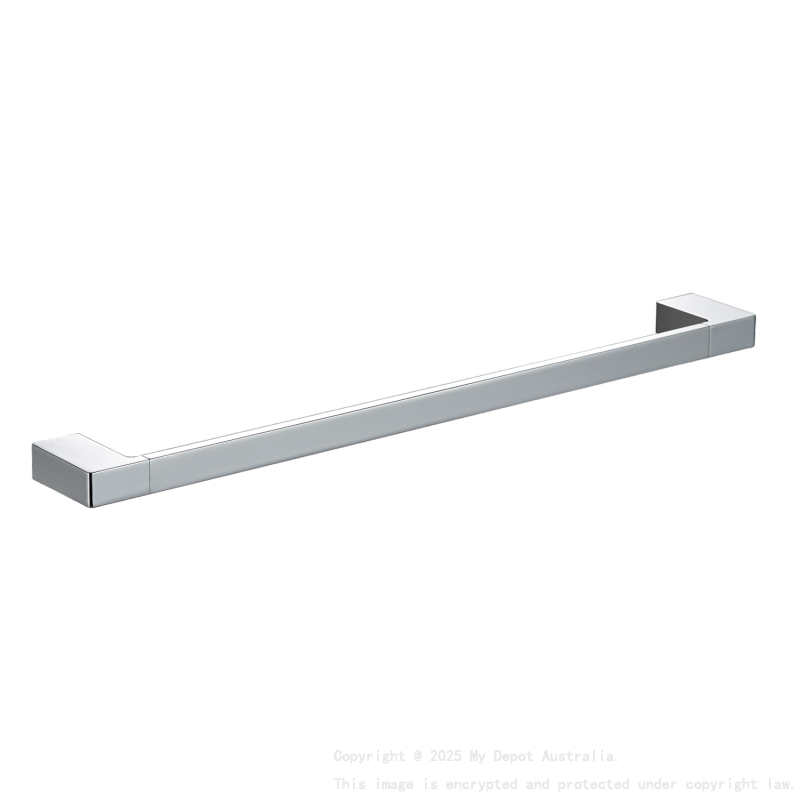 Ceram Single Towel Rail 800 mm Chrome