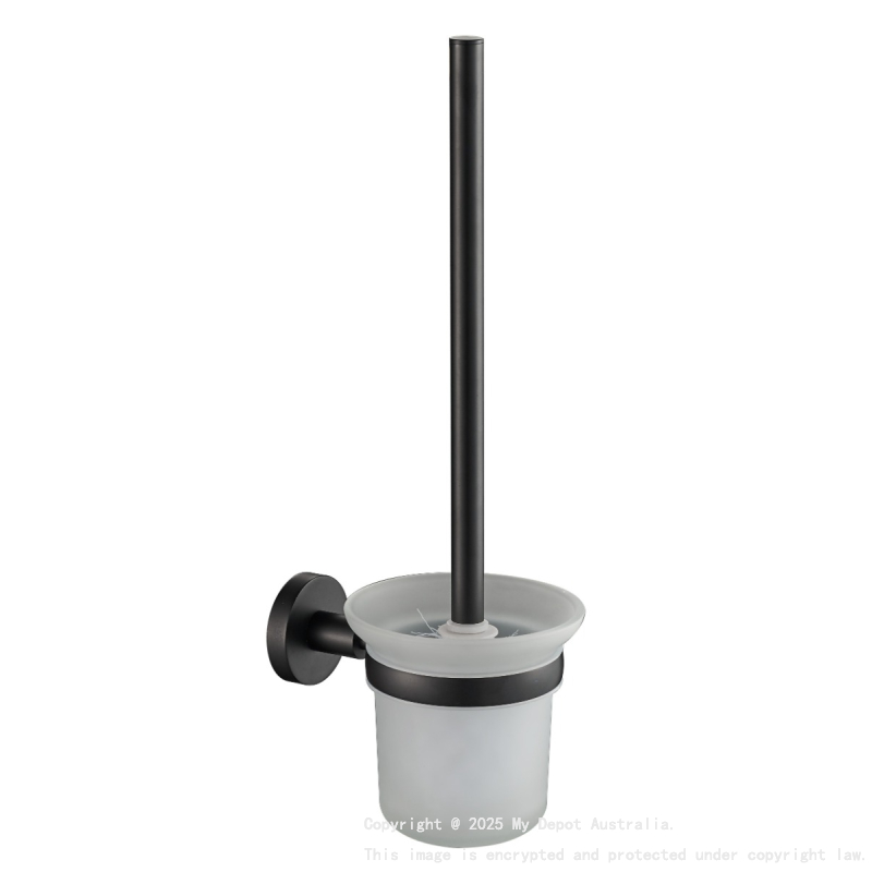 Otus Round Toilet Brush Matt Black