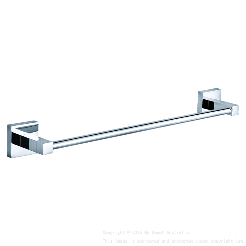 Sara Single Towel Rail 750 mm Chrome