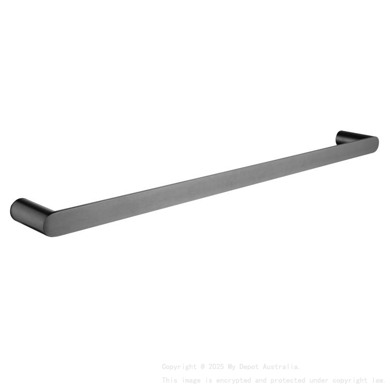 Esperia Gun Metal Grey Single Towel Rail 600mm