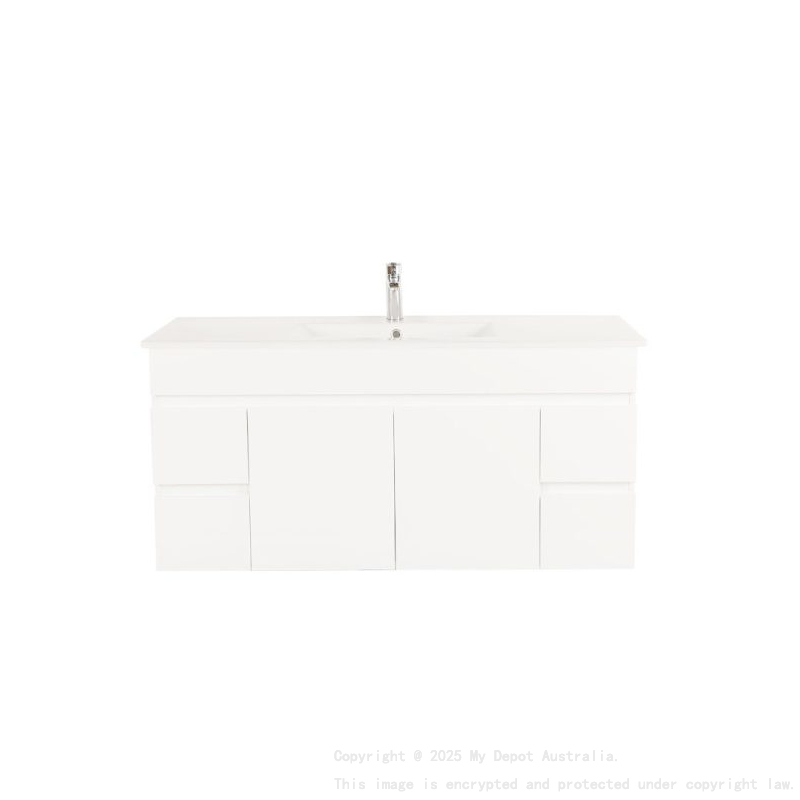 1200*450*560mm Wall Hung Gloss White PVC Cabinet Cabinet Only