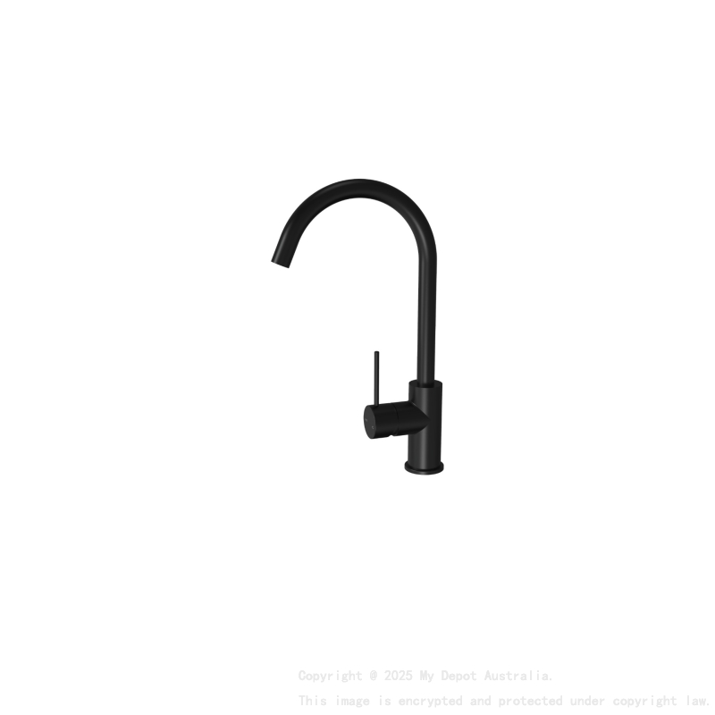 Morgan Rund Matte Black Sink Mixer