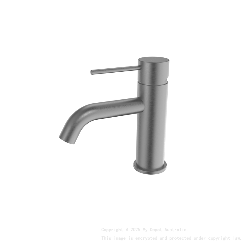 Morgan Rund Brushed Nickel Basin Mixer