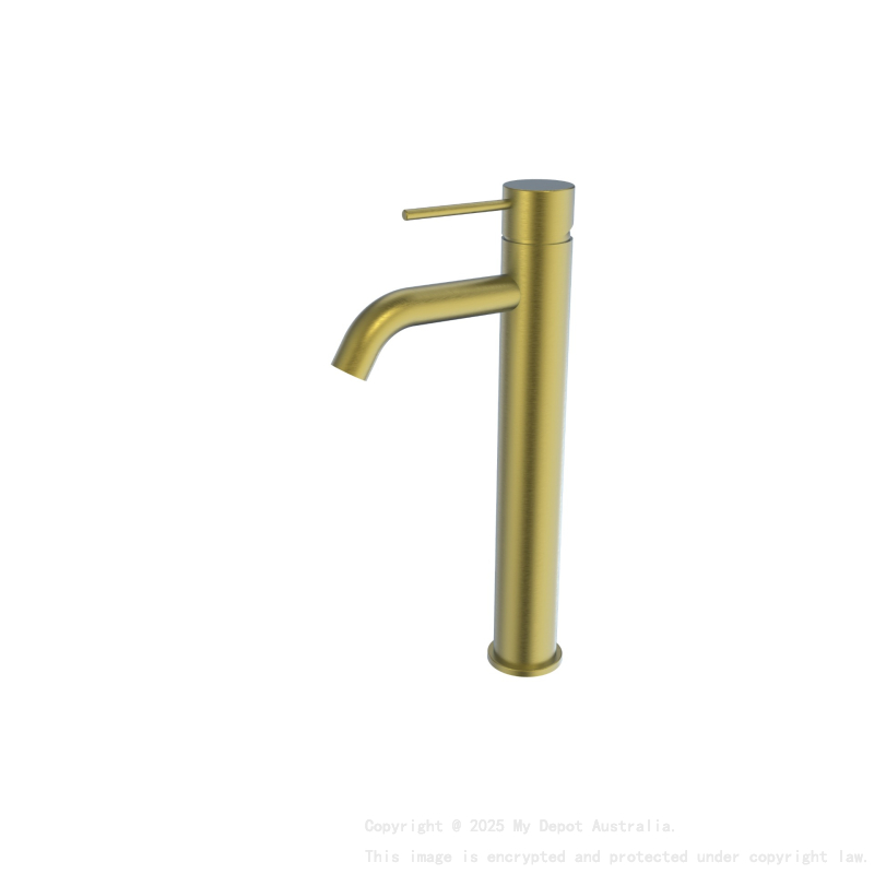 Tower Basin Mixer Brrushed Gold