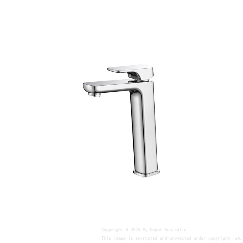 Kompakt Eckig Tower Chrome Basin Mixer