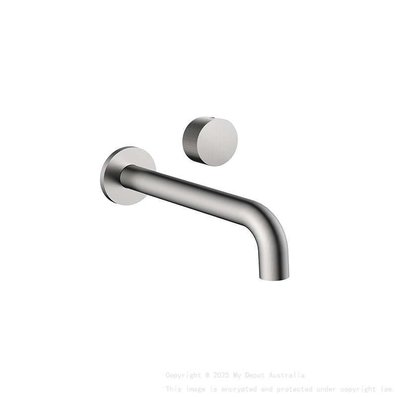 Qi Rund Progressive Bath Set Brushed Nickel