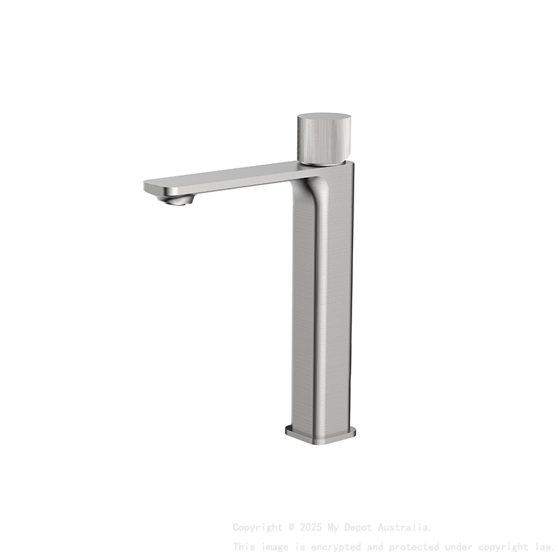 Qi Kasten Tower Basin Mixer Brushed Nickel