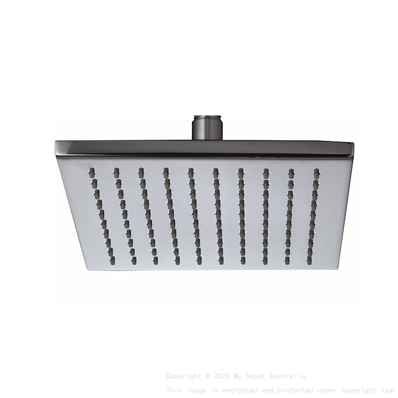 Square Rain Shower Head 200mm Chrome