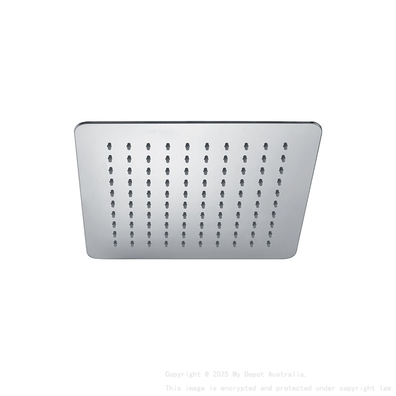 Square Rain Shower Head 200mm Chrome