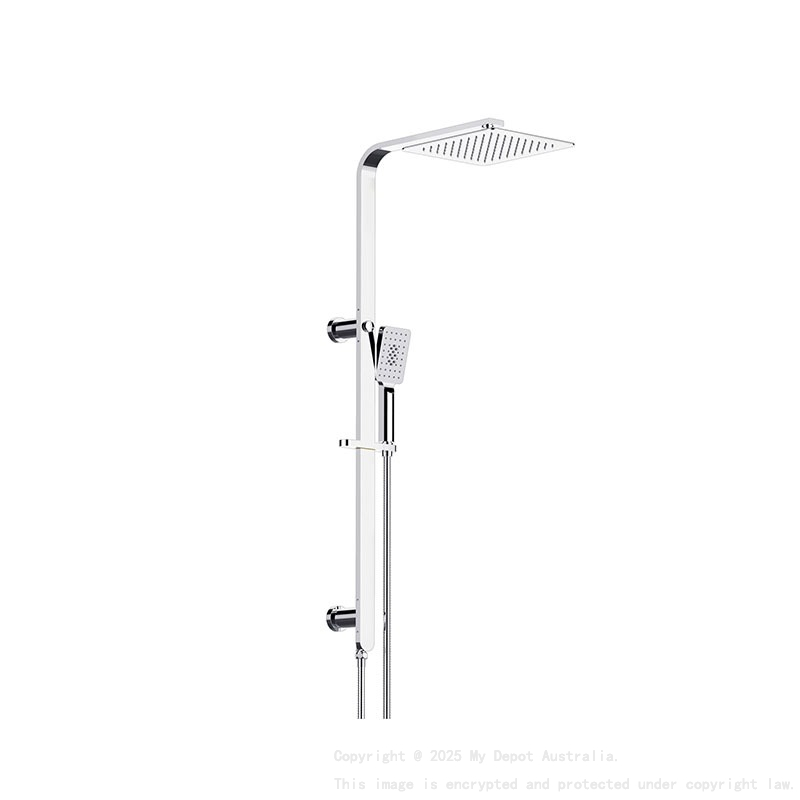 Luxus Chrome Sliding Railwith 3 Spray Function Hand Shower