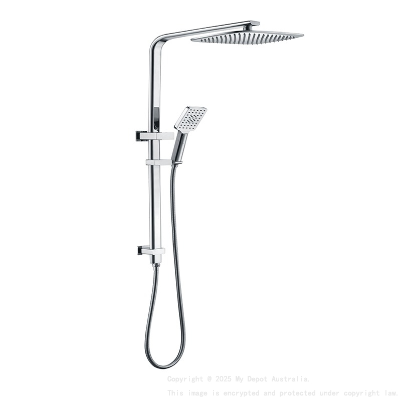 Kasten Chrome Sliding Rail With 3 Spray Function Hand Shower