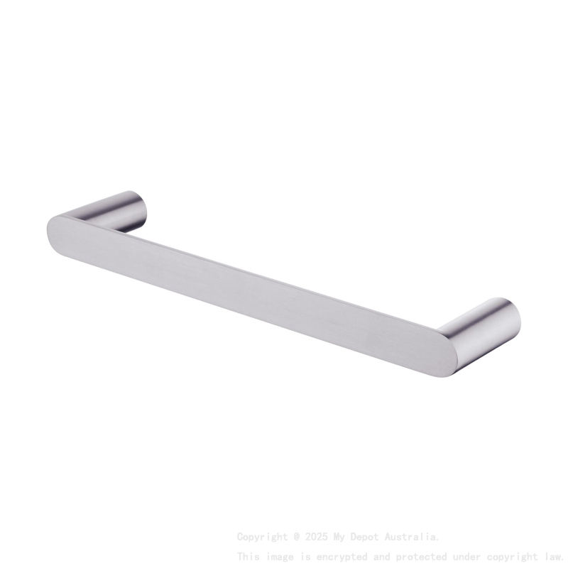 Brushed Nickel Towel Rail 300mm
