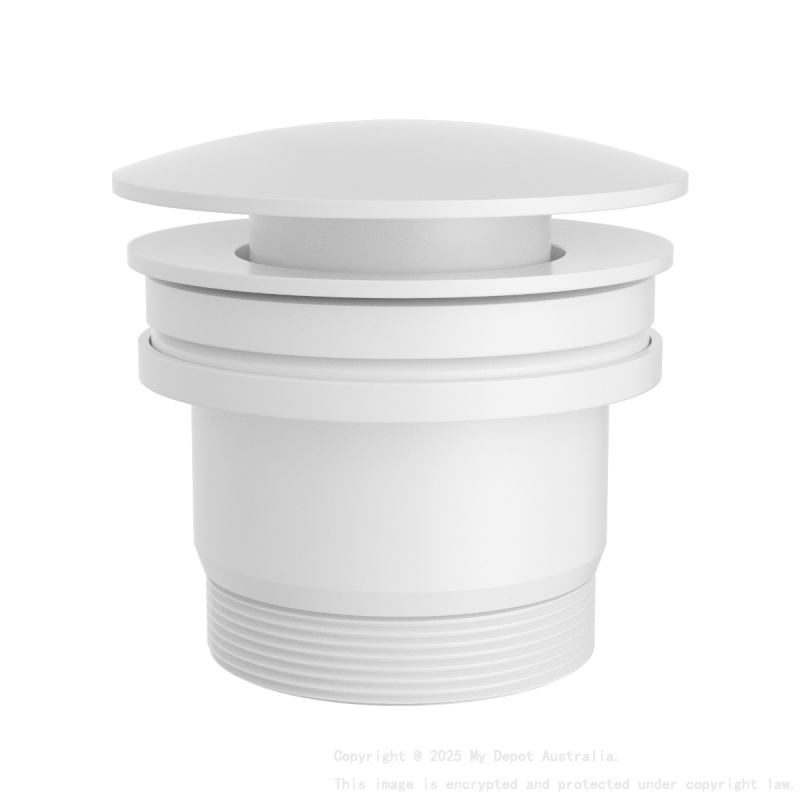 Universal Pop Up Waste Gloss White