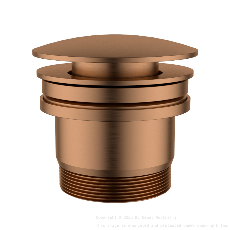 Universal Pop Up Waste Brushed Copper
