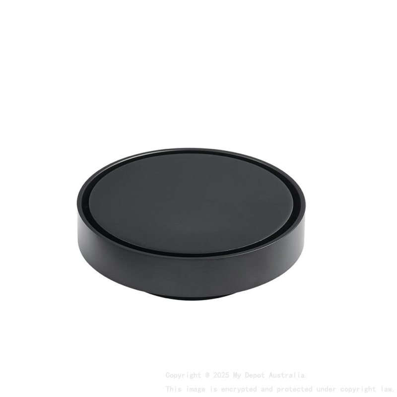 115X115mm Black Round Tile Insert Floor Drain(88mm)