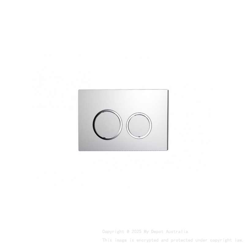 ABS Round Push Plate Chrome