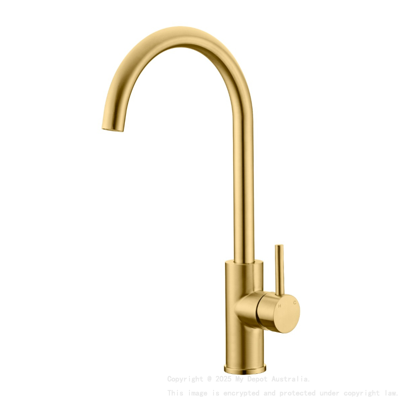 Hali Sink Mixer Brushed Gold
