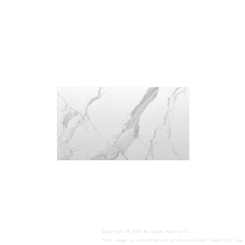 900mm White Marble Look Sintered Stone Top Matte Finish Benchtop