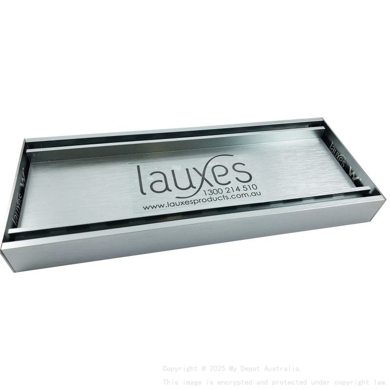 300-5600mm Chrome Tile Insert Shower Floor Grate Waste Drain