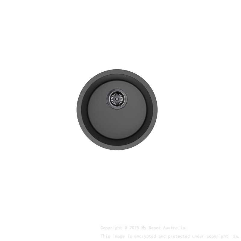 Size:410mmX220mm Bowl Size:358*220mm Matte Black Laufey Granite Laundry Sink