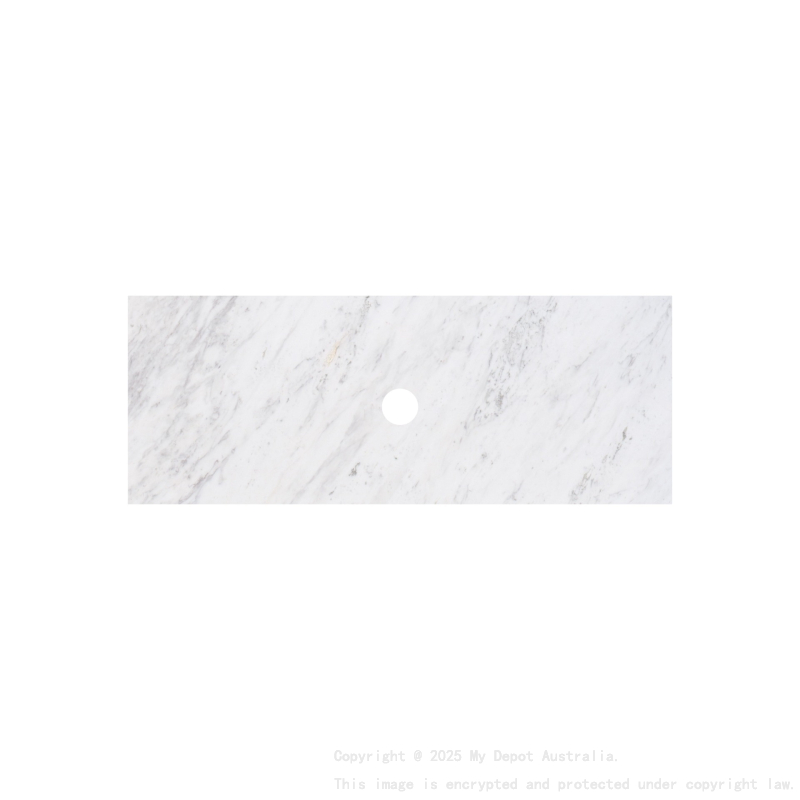 1205X465X18mm Carrara White Marble Stone Top