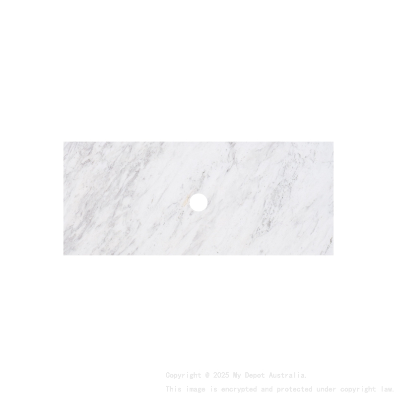755X465X18mm Carrara White Marble Stone Top