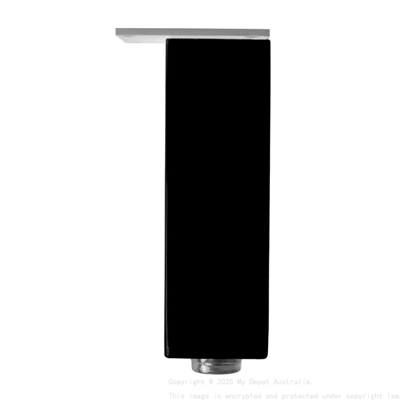 Modern Square Leg Matte Black