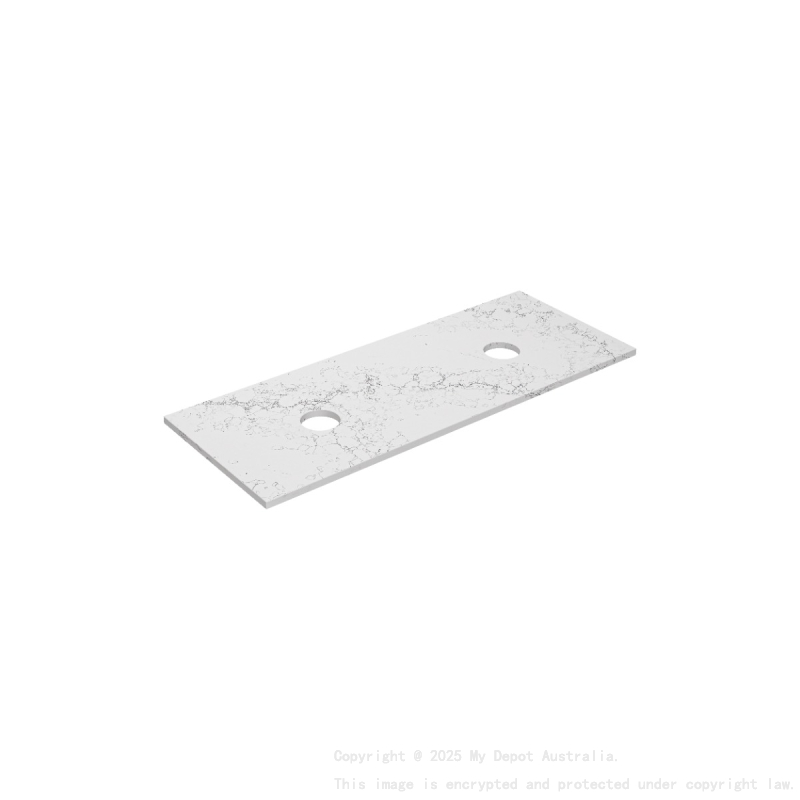 1205X465X20mm Calacatta White (WG486) Zero Silica Engineer Stone Top