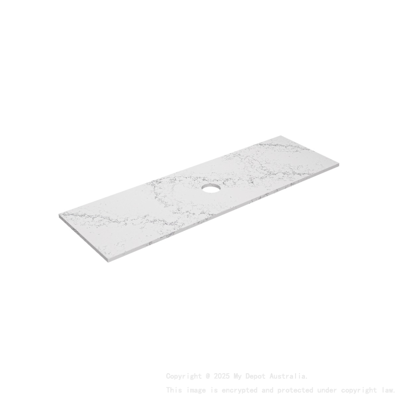 1505X465X20mm Calacatta White (WG486) Zero Silica Engineer Stone Top