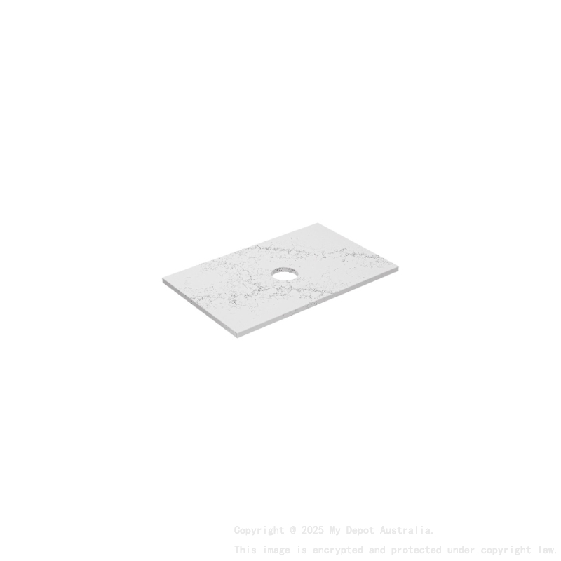 755X465X20mm Calacatta White (WG486) Zero Silica Engineer Stone Top