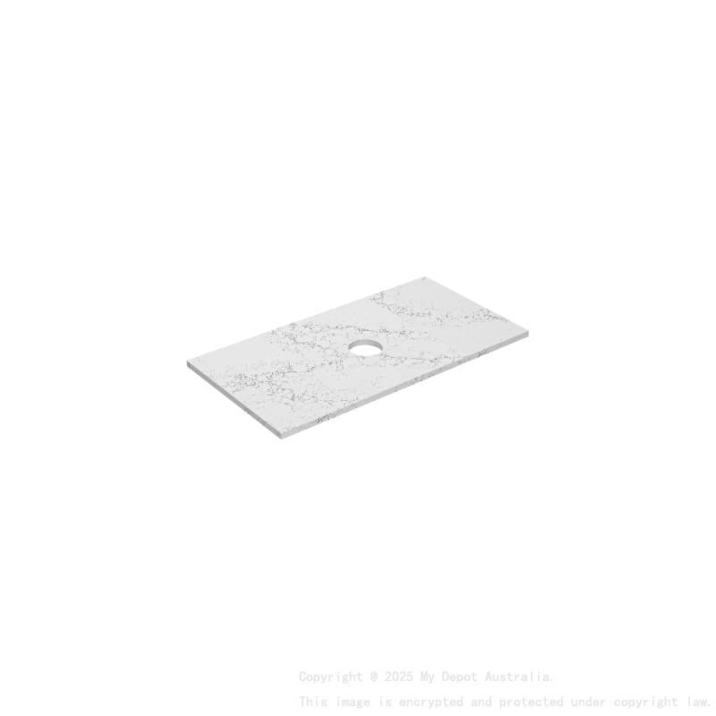 905X465X20mm Calacatta White (WG486) Zero Silica Engineer Stone Top