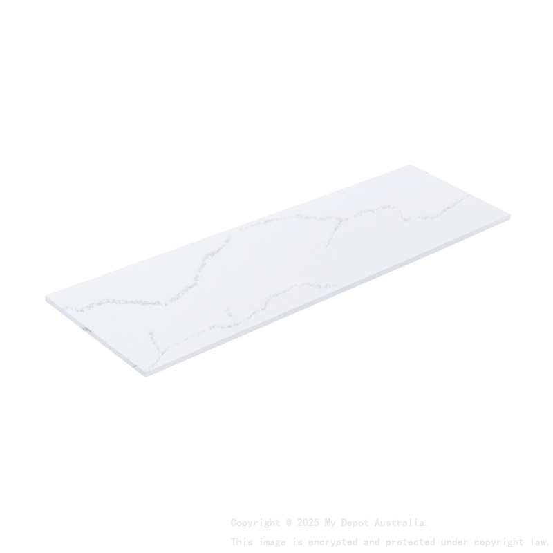 1505X465X12mm Calacatta Artic White Solid Surface Stone Top