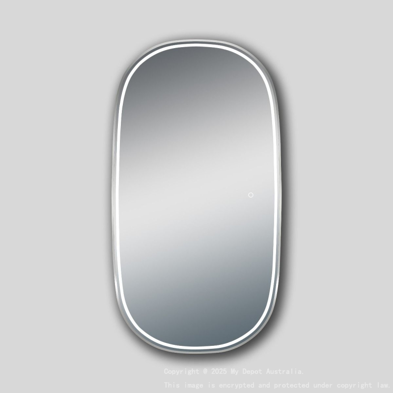 1200x650mm Dressing Led Mirror With Mirror Touch Switch