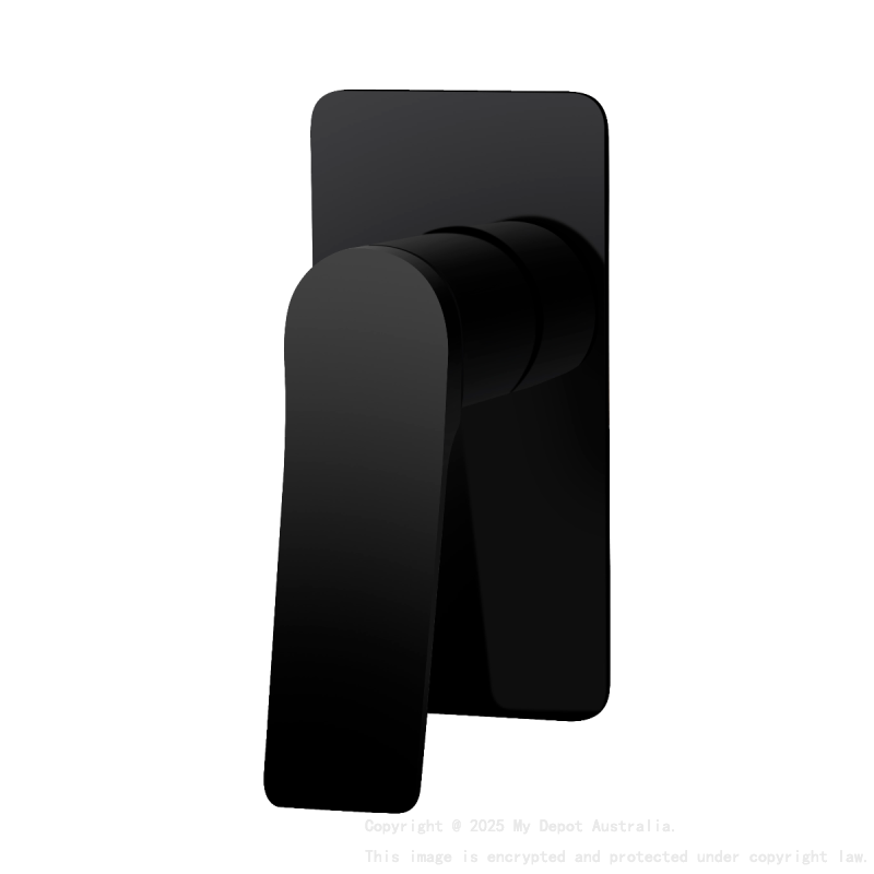 Rushy Square Black Built-in Shower Mixer(Color Up)