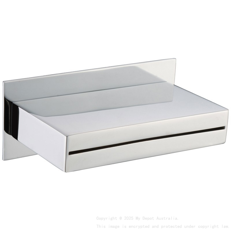 Yale Rectangle Waterfall Bath Spout Chrome