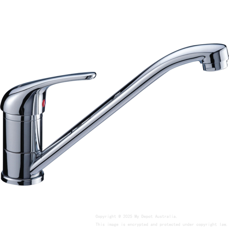 Ruby Slim Rectangle Handle Sink Mixer Chrome